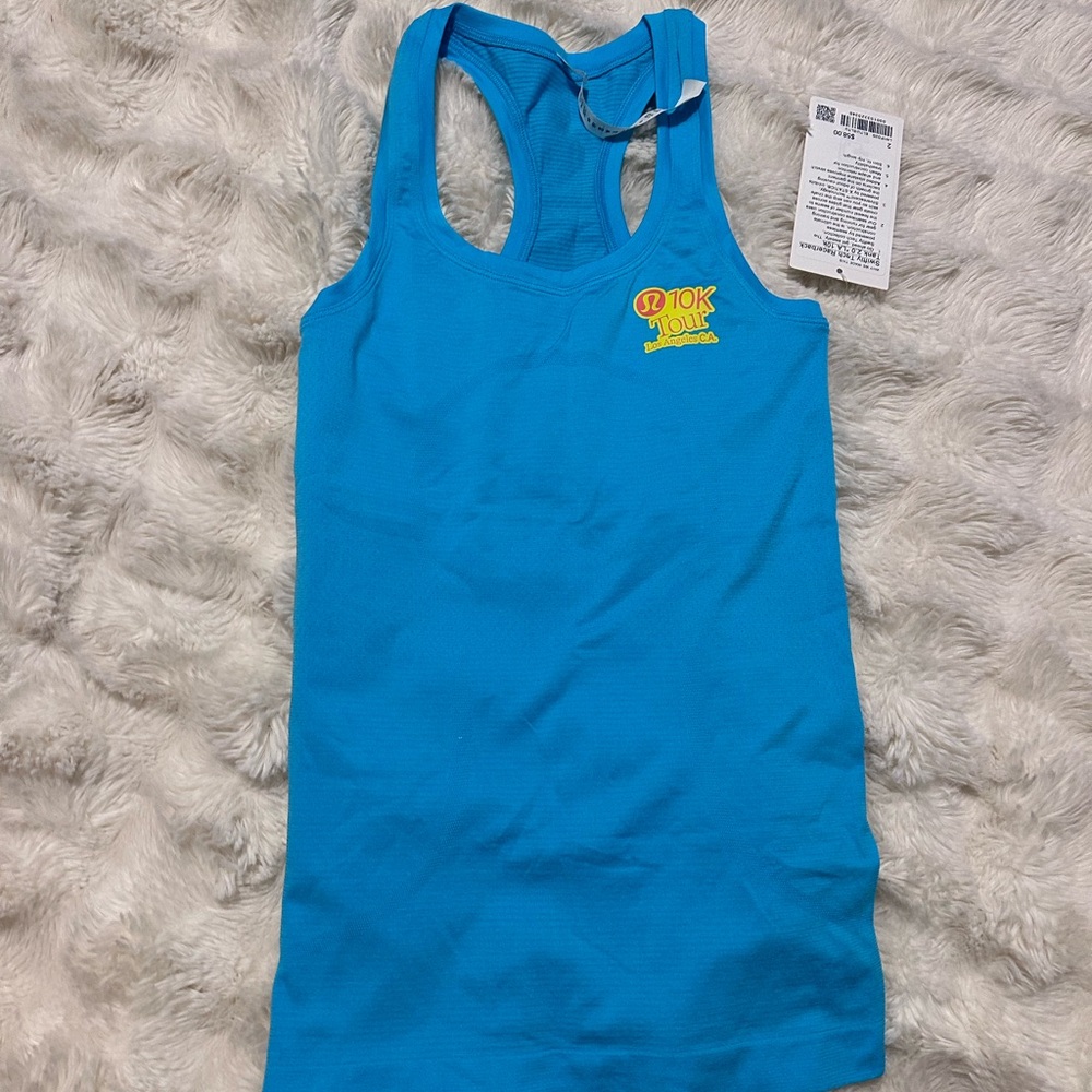 lululemon athletica Blue Tank Top